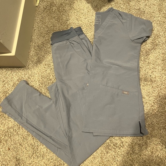 XXS FIGS VAPOR BLUE SET - casma and high waisted yola - Picture 3 of 4